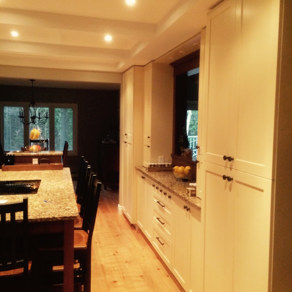 Transitional kitchen photo in Toronto
