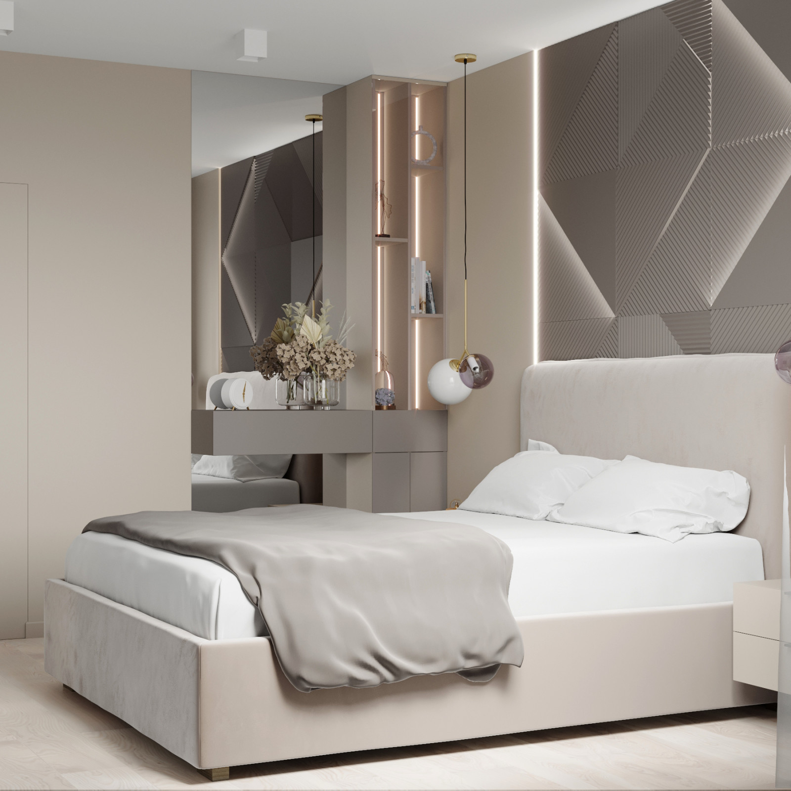 Уютная спальня в Калининграде