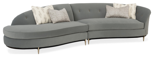 Three S Company Left Arm Facing Chaise, Left Arm Sectional
