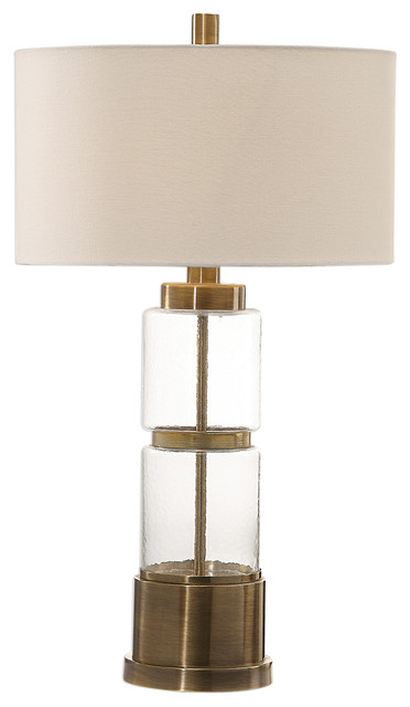 round glass table lamps