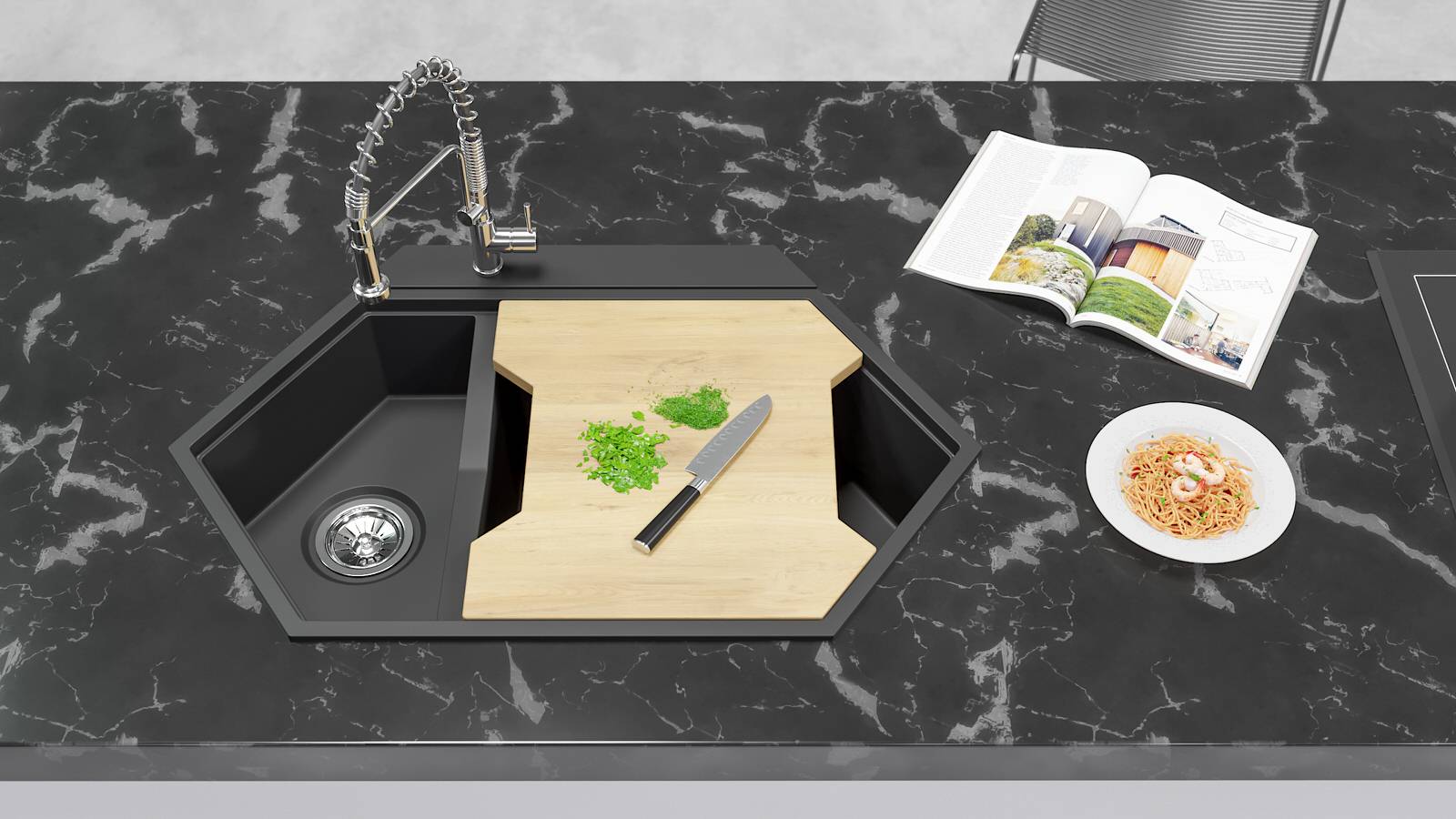 Кухонная мойка KitKraken Creek