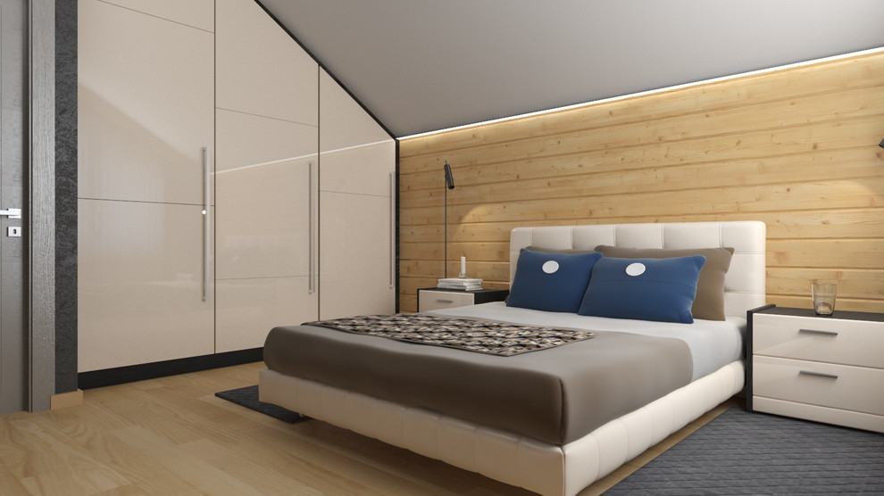 Проект интерьера деревянного дома в Новосибирске