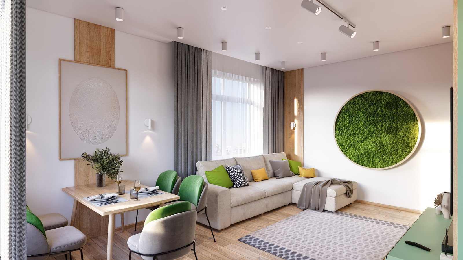 Дизайн-проект трехкомнатной квартиры