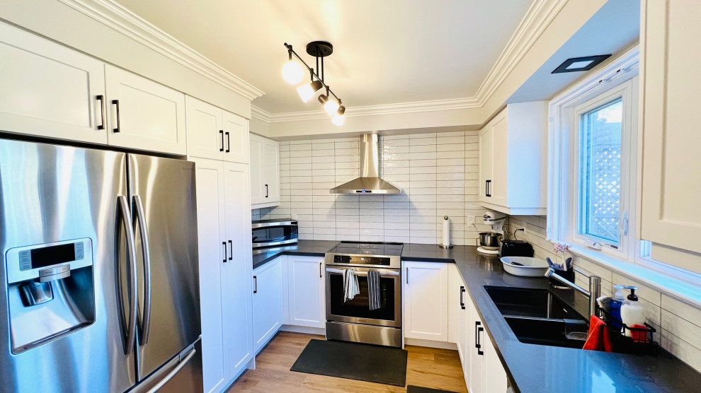 Thermofoil White MDF Kitchen - Brampton