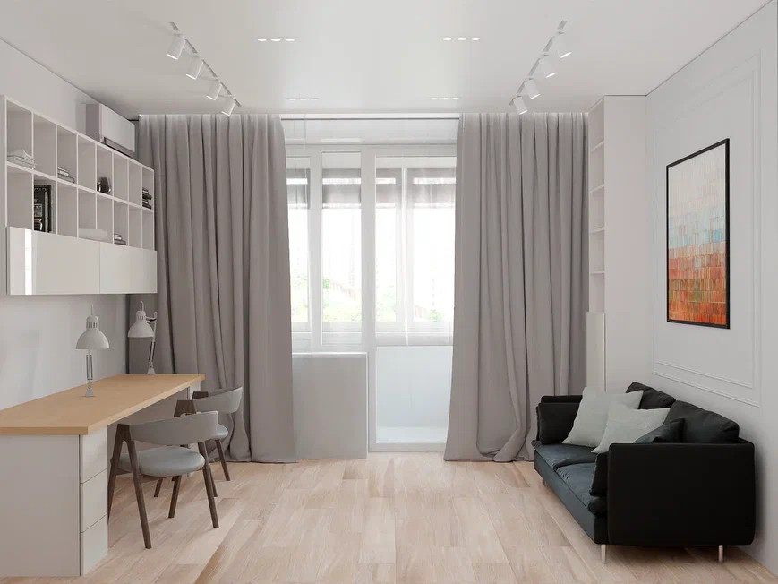 Ремонт квартиры 58 м2 для мужчины