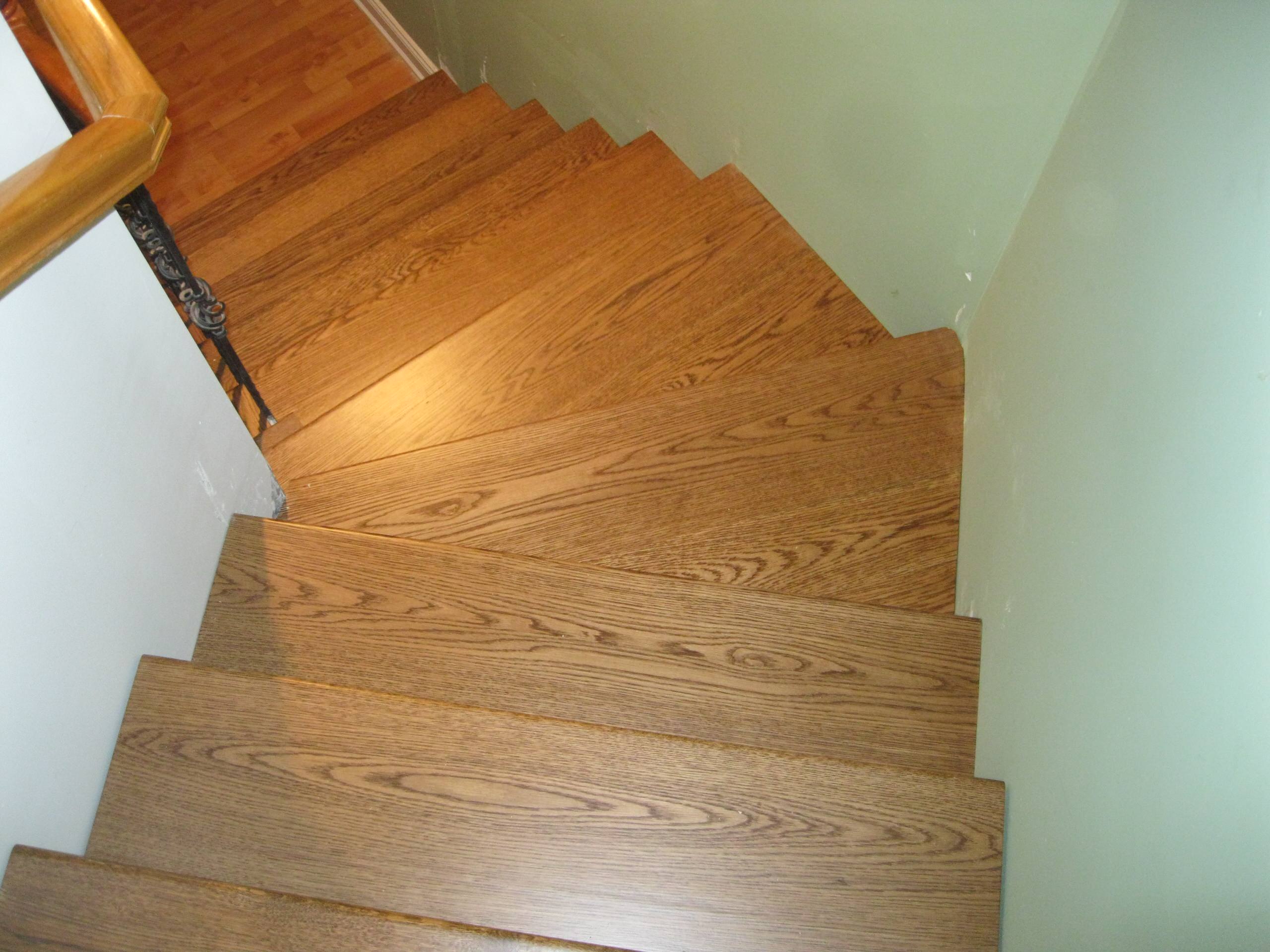 Custom oak staircase