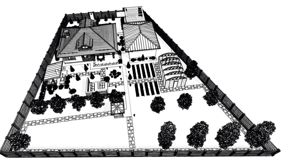 Эскизный проект благоустройства участка 1