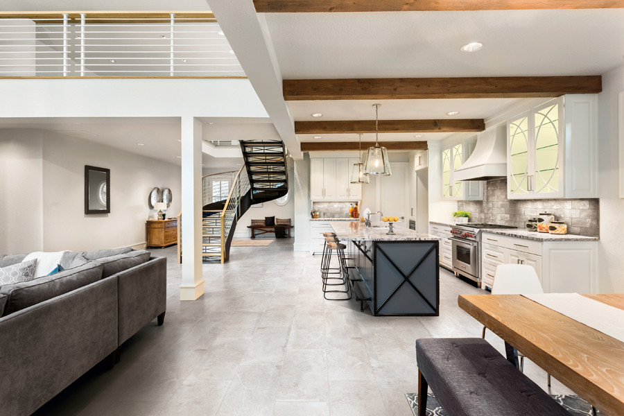 Transitional kitchen photo in Baltimore