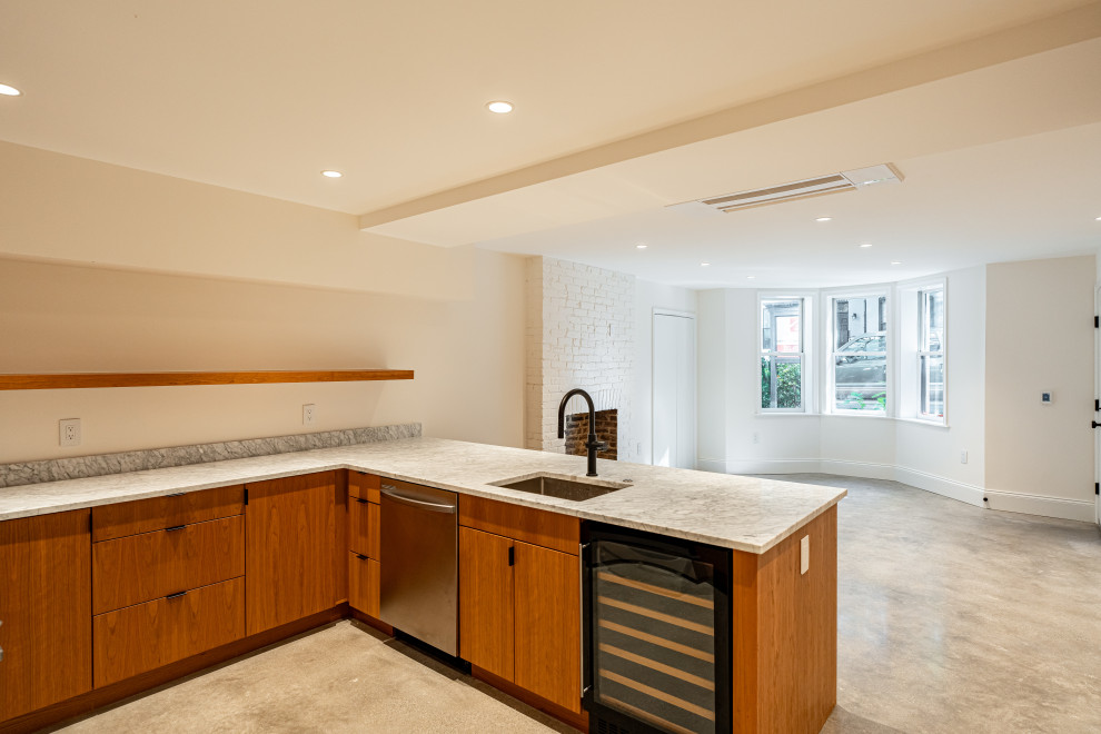 Eclectic Townhome City Scape