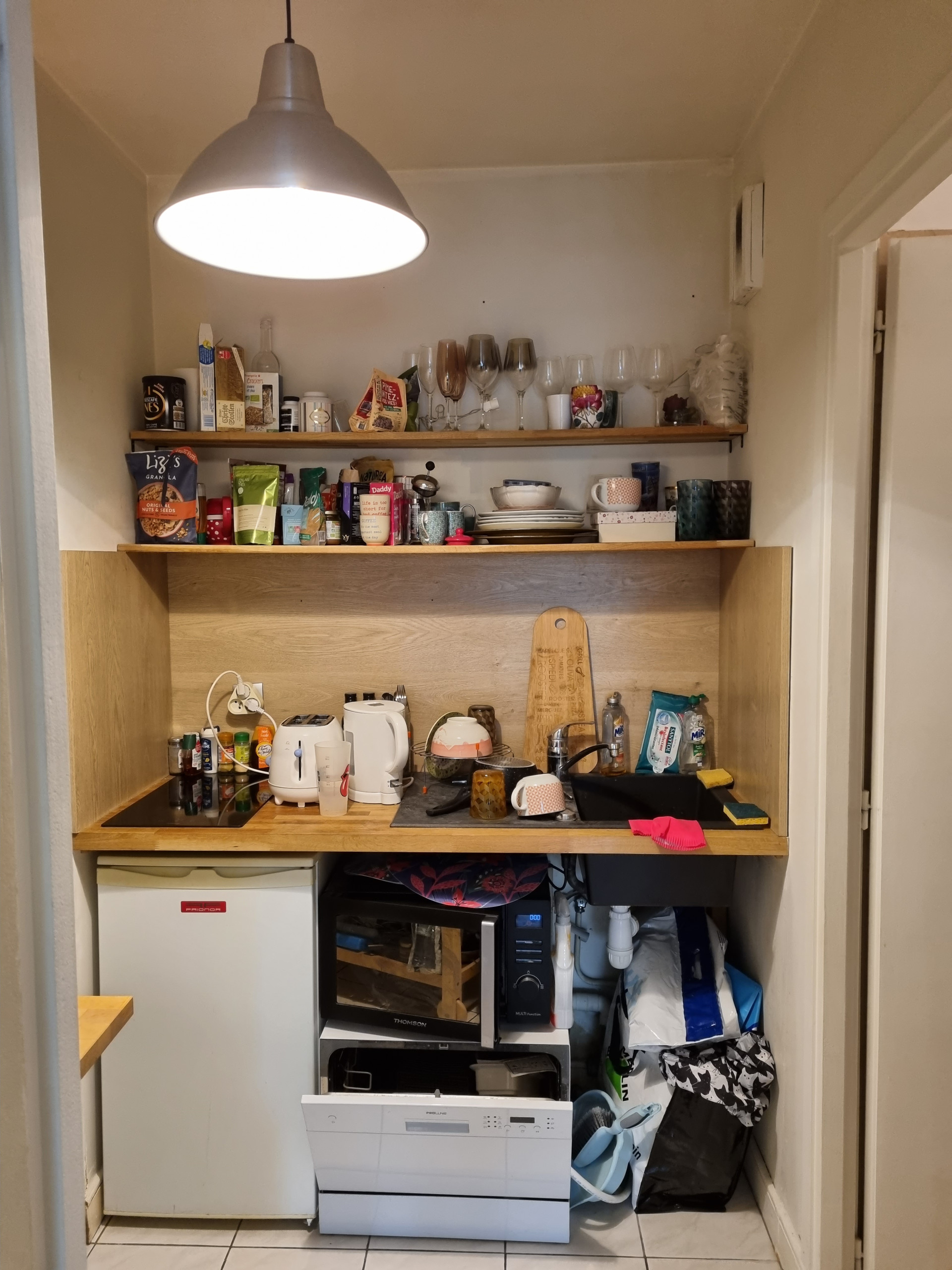 Aménagement d'une kitchenette à Paris 15e