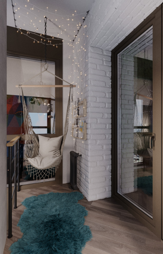 Проект квартиры с атриумом в ЖК "Поколение"