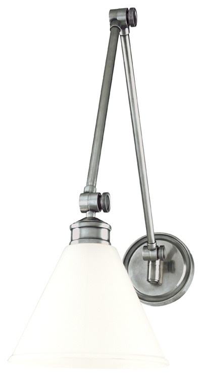 Hudson Valley Lighting Exeter Polished Nickel Wall Sconce w/ 1 Light 100W