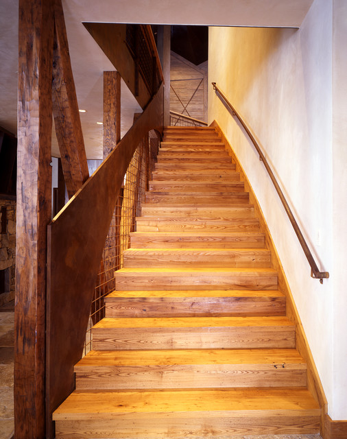 Private Mountain rustikal-treppen