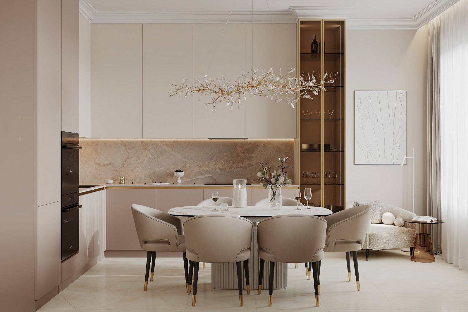 Дизайн и ремонт квартиры в ЖК Режиссёр - Богемная грация