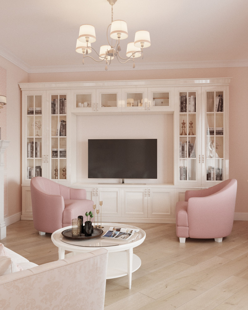 Современная классика в пастельных тонах. ЖК Рассказово, 100 кв.м.