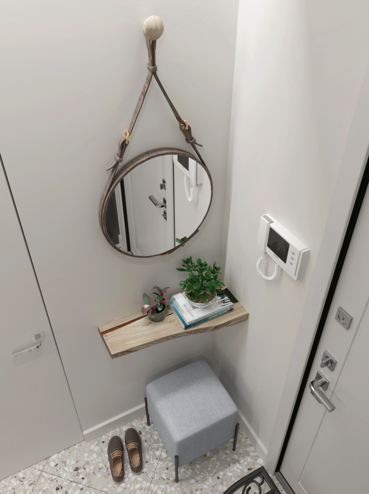 Пастельная квартира с яркими акцентами