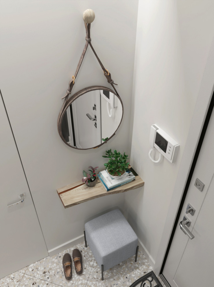 Пастельная квартира с яркими акцентами