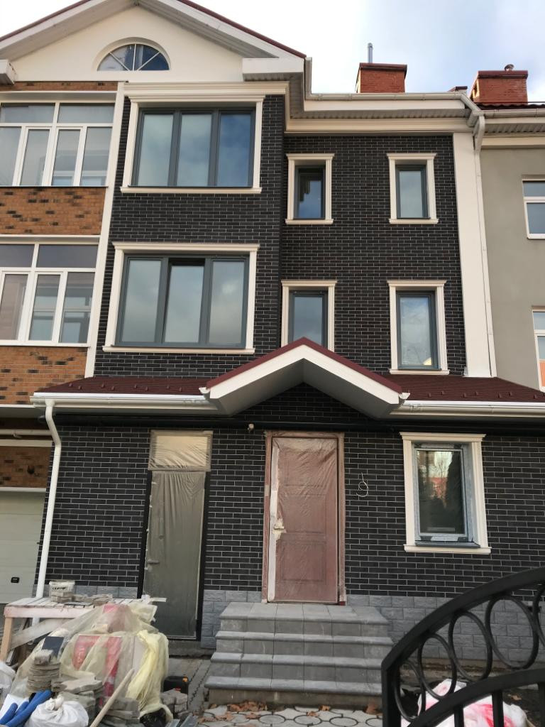 Фасадная система Гибкий клинкер на сетке