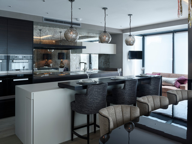 Chelsea Penthouse Kitchen contemporaneo-cocina