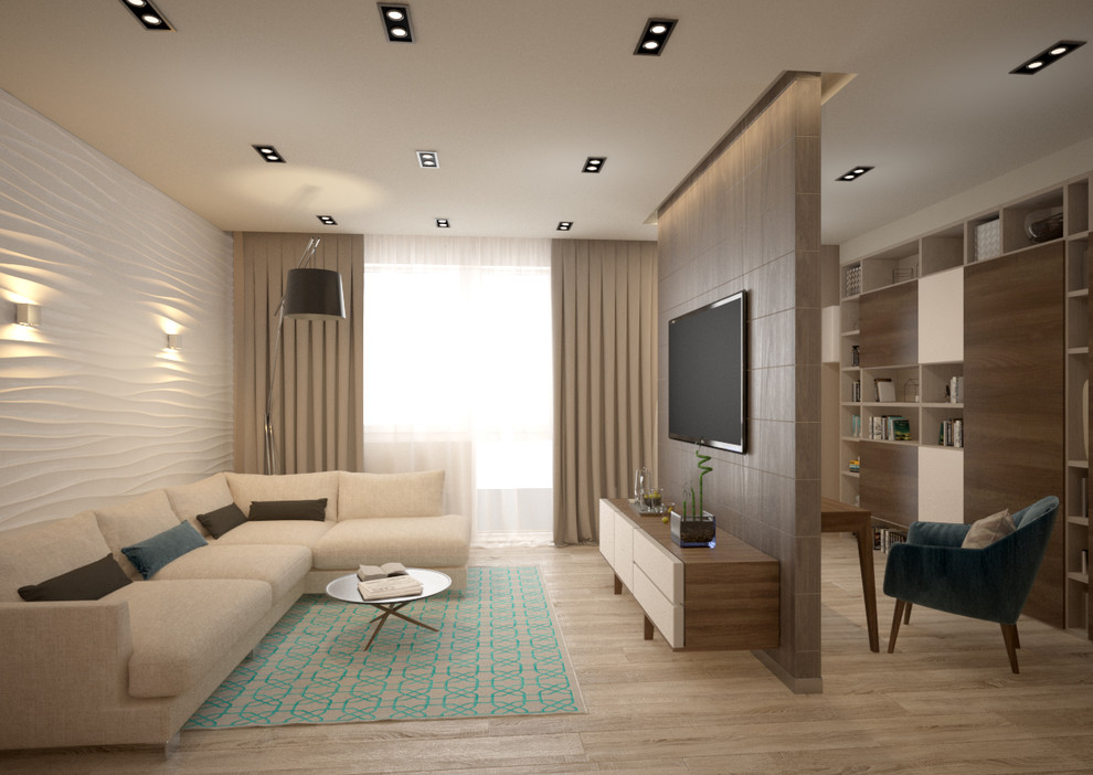 Дизайн-проект квартиры для семьи из 4-х человек