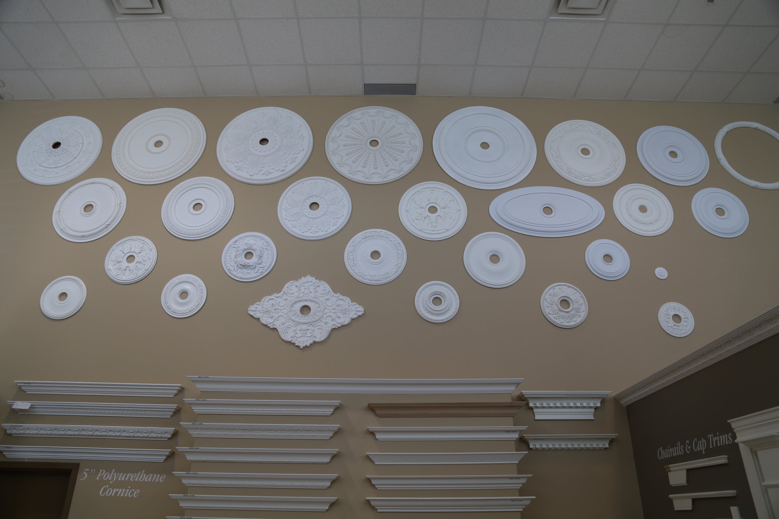 Portfolio Ceiling Medallion Installation Shelly Lighting