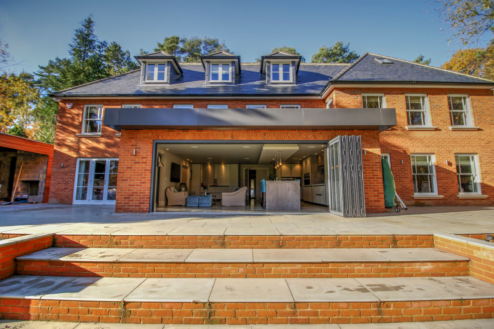 Remodelled rear elevation