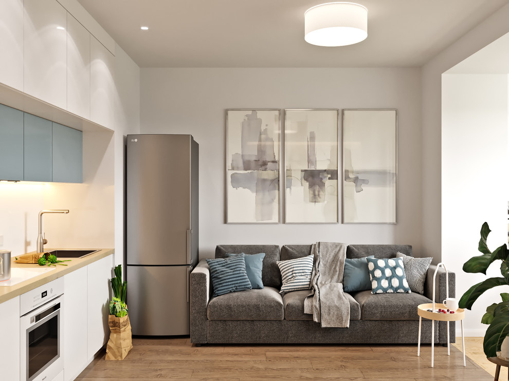 Проект однокомнатной квартры в г. Сургут