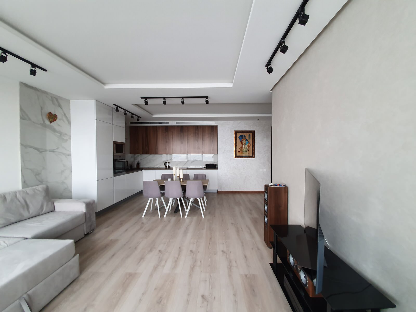 Кухня в современном стиле, ЖК Лазурные Небеса, г. Казань