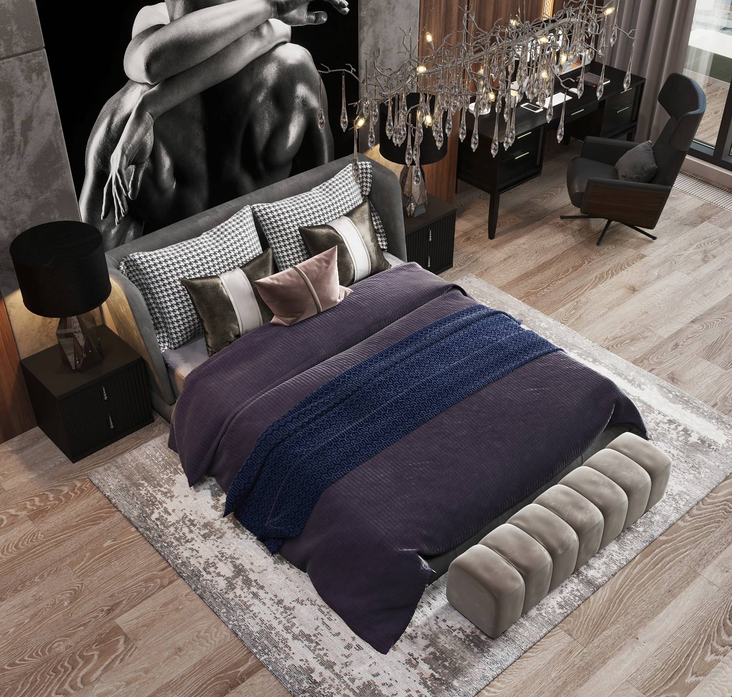 Проект квартиры 200 кв.м. 2021г.