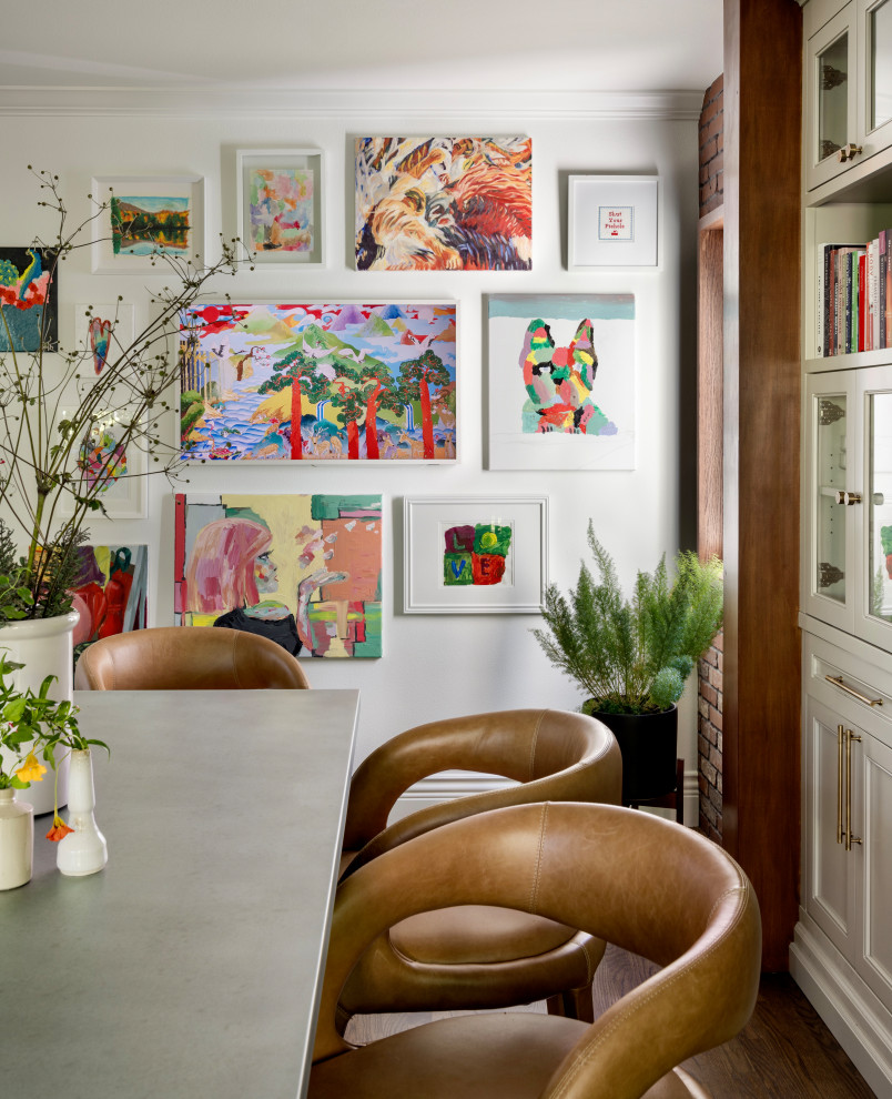 Eclectic dining room photo in Seattle