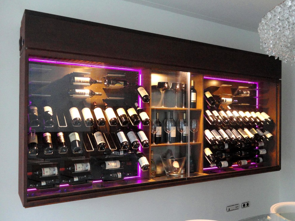Residential Custom Wine Cellars ( 1000 bottles) Modern Wine Cellar