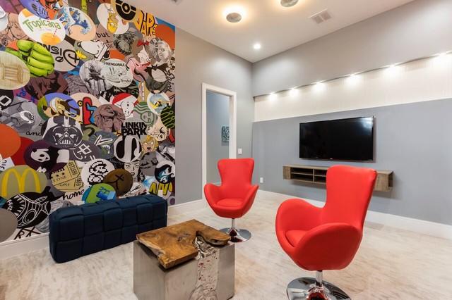 Inspiration for a contemporary home design remodel in Orlando