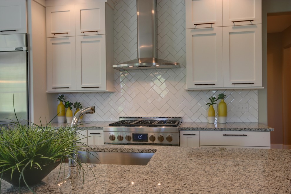 Inspiration for a transitional kitchen remodel in Grand Rapids