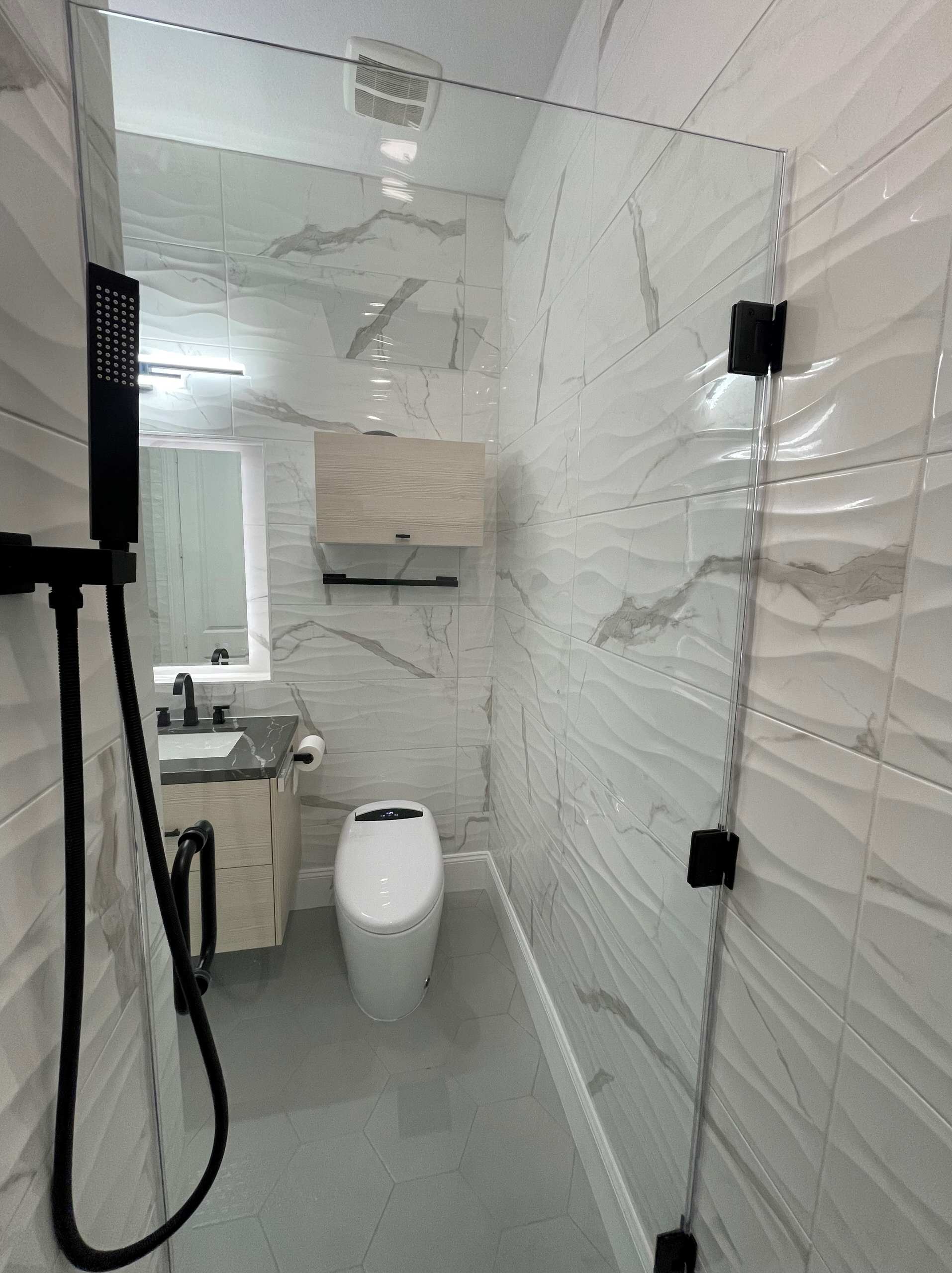 Modern/Contemporary Guest Bathroom Remodeling in Cypress
