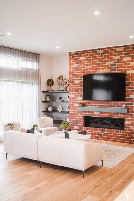 69 Shortridge Dr - Twomey Display Home moderne-dagligstue