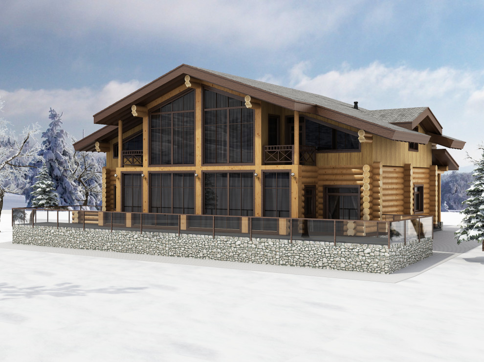 Главный фасад_вид на горы