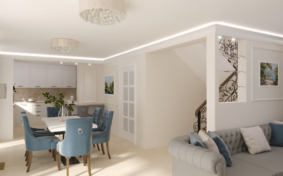 Дизайн интерьера дома в Женеве