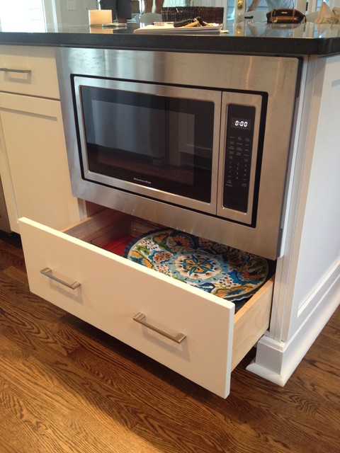 Deep Drawer Beneath Microwave maritimt-koekken
