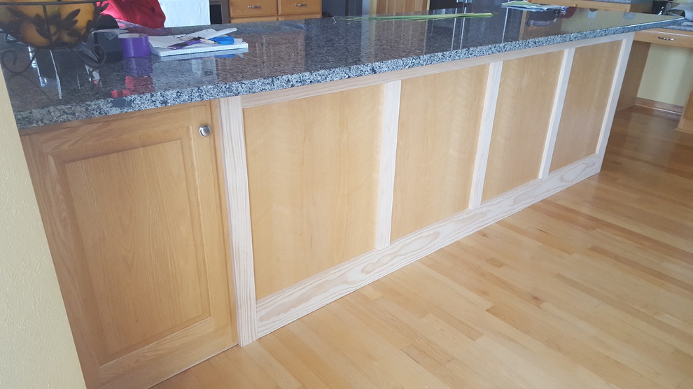 kitchen peninsula board and batten dilemma