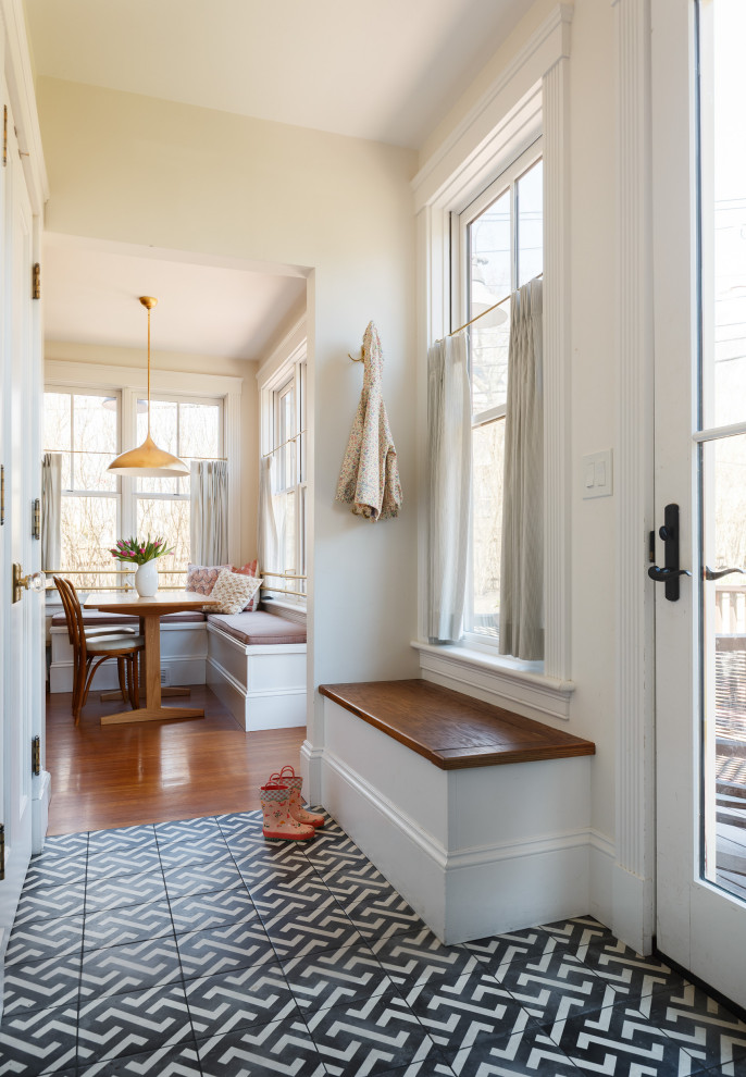 Inspiration for a victorian entryway remodel in Boston