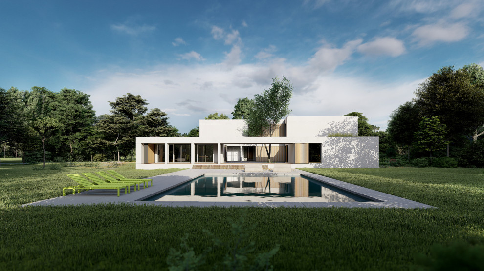 Минималистичный коттедж