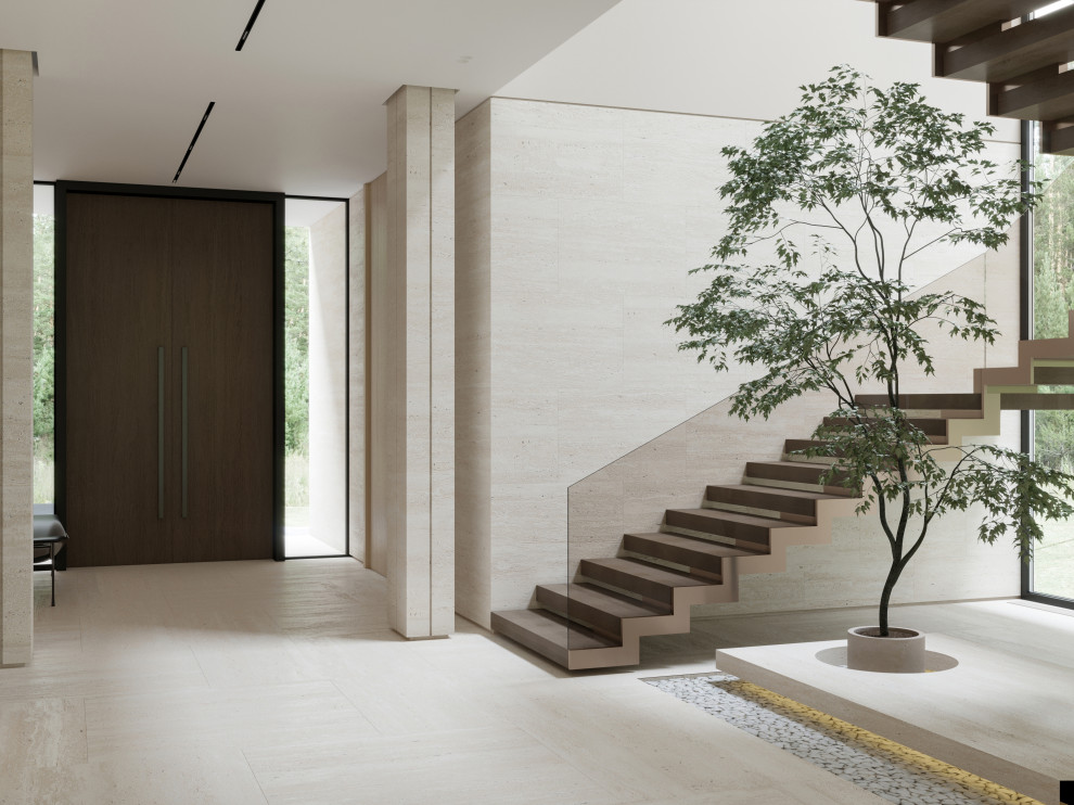 Дом с панорамными окнами.