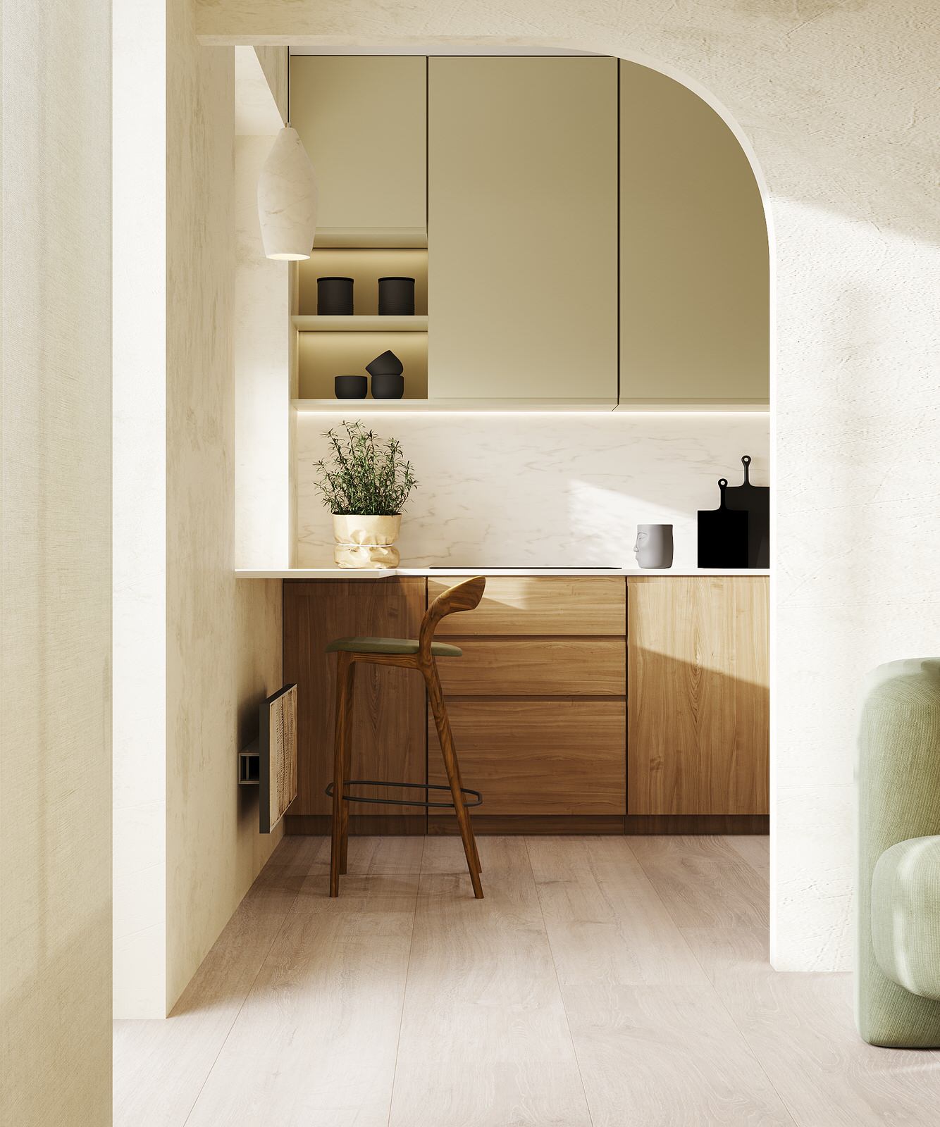 кухня- гостиная