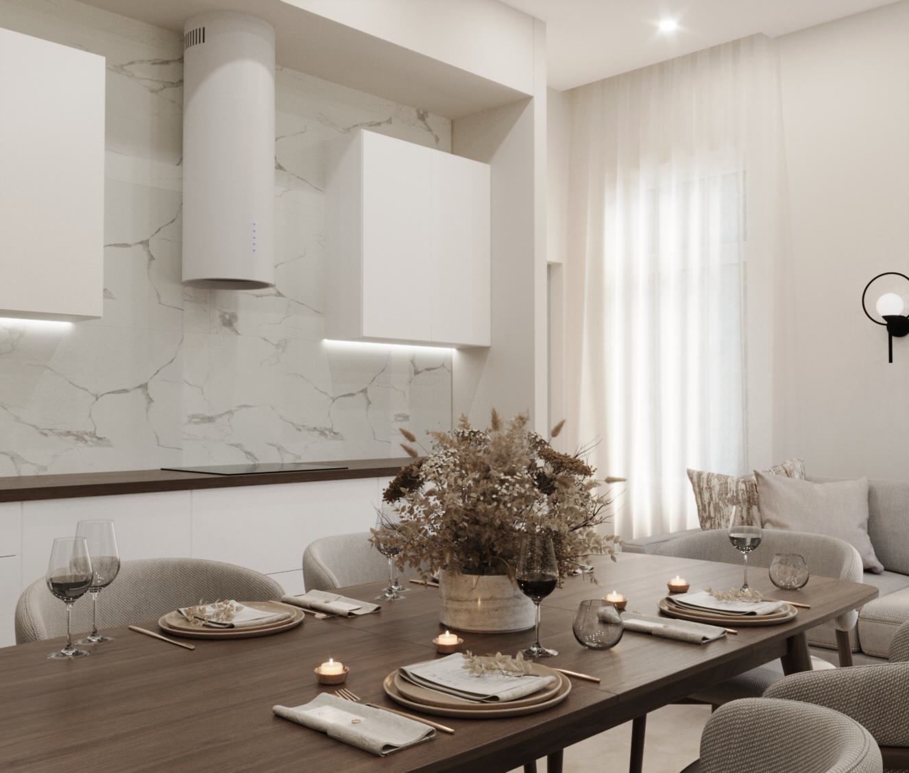 Кухня 25 кв.м. Москва