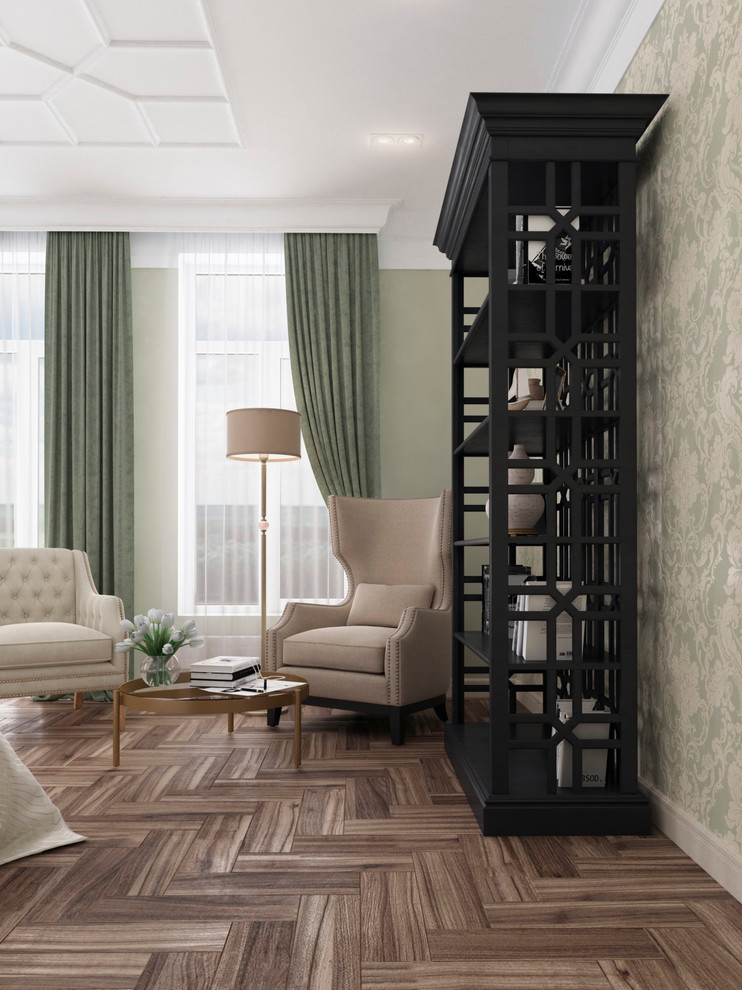 Дизайн коттеджа современная классика (п-ов Пролетарский)