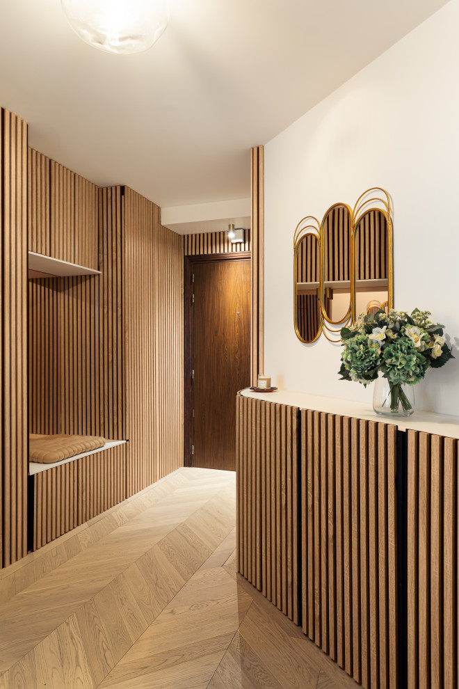 Idée de décoration pour une entrée design.