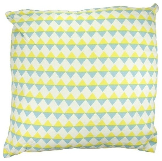 The Pillow Collection Gafnit Geometric Graphite Down Filled Throw Pillow 