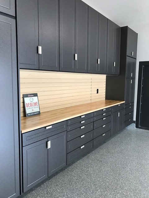 Garage Install in Oklahoma contemporary-car-porch