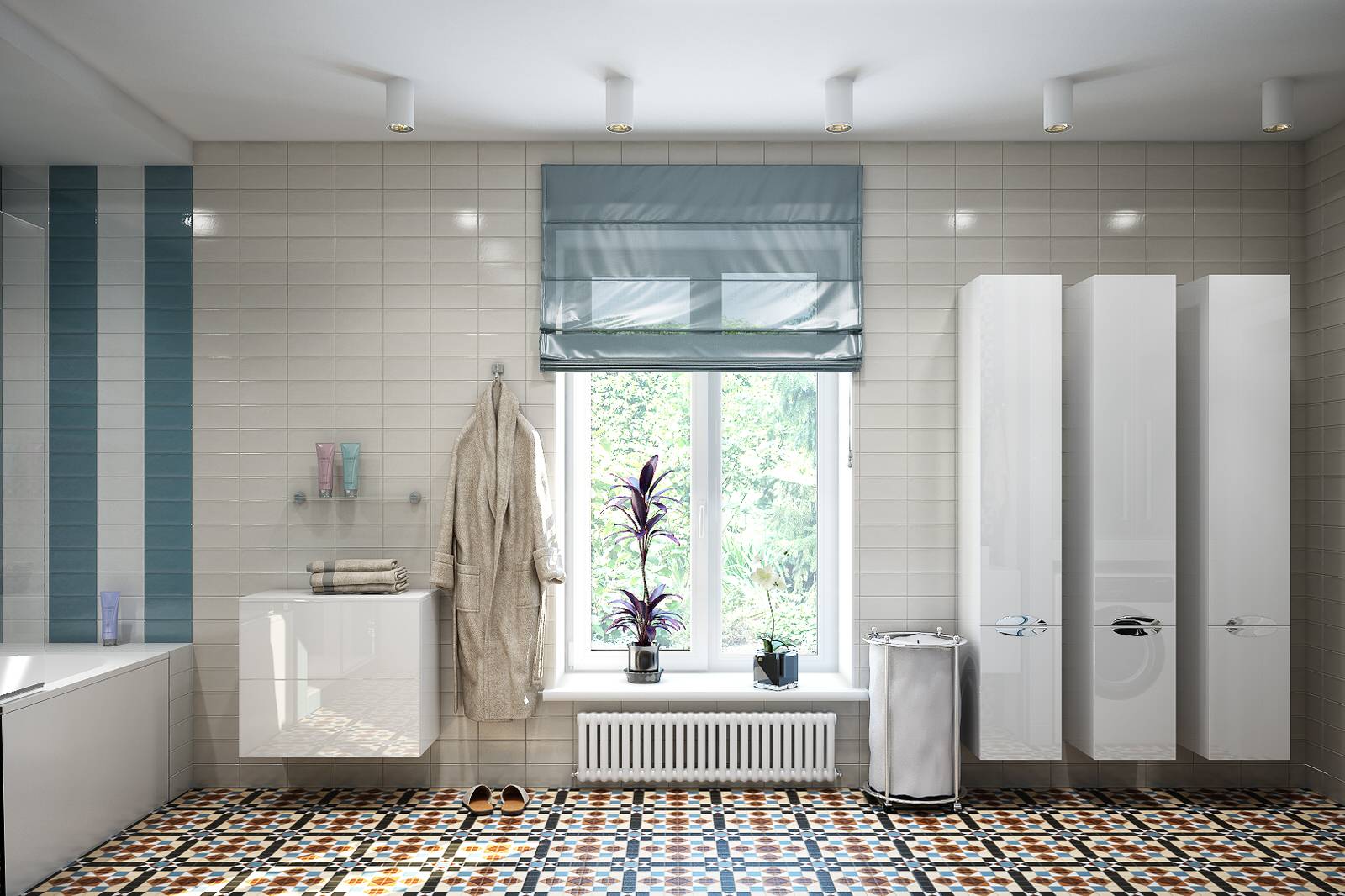 Дом для молодой пары.Ванная комната