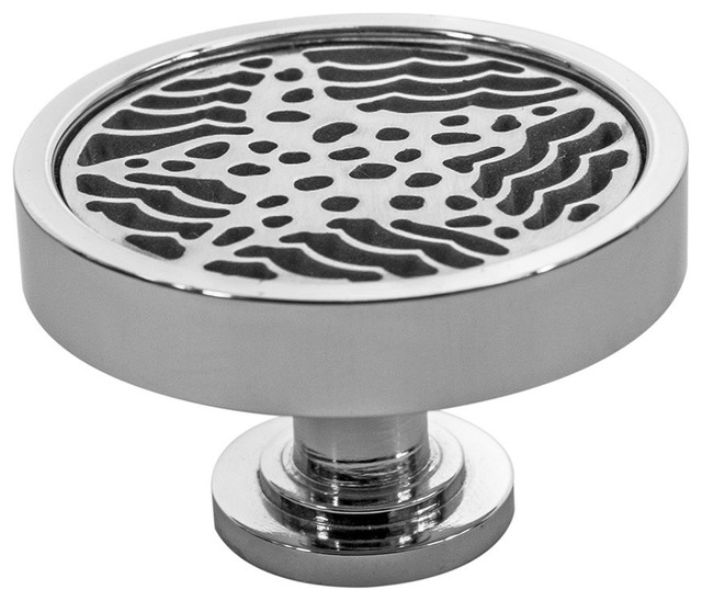 Starfish Cabinet Knob, Made in the USA, Polished Stainless Steel